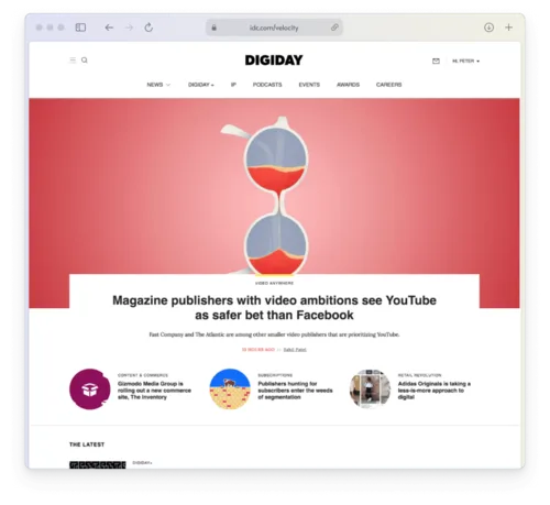 Digiday.com - Homepage