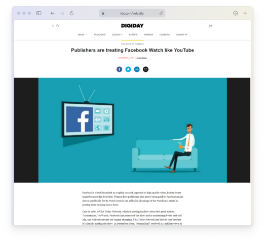 Digiday.com - Article Page